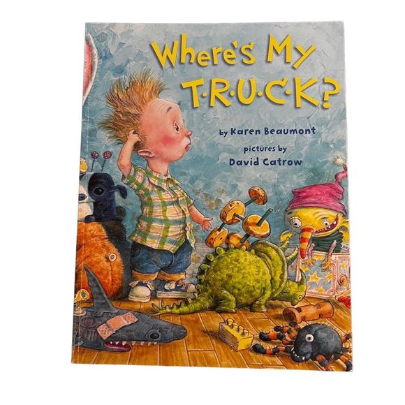 Where’s My TRUCK? By Karen Beaumont Children’s Paperback Book 30 Pages GOOD Cond - Picture 1 of 4